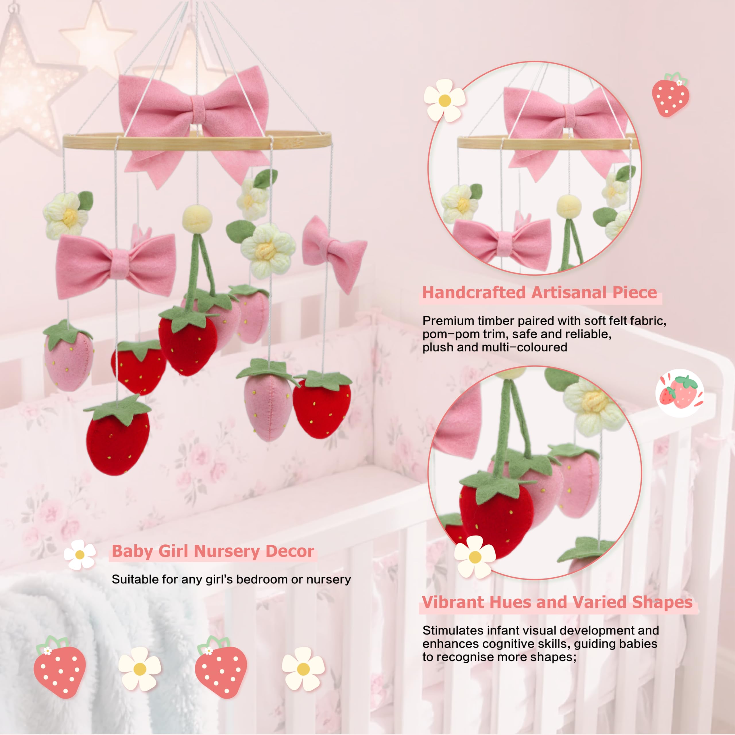 Gueiddi soft hypoallergenic filling ensures gentle, cuddly touch while entertaining or soothing baby.