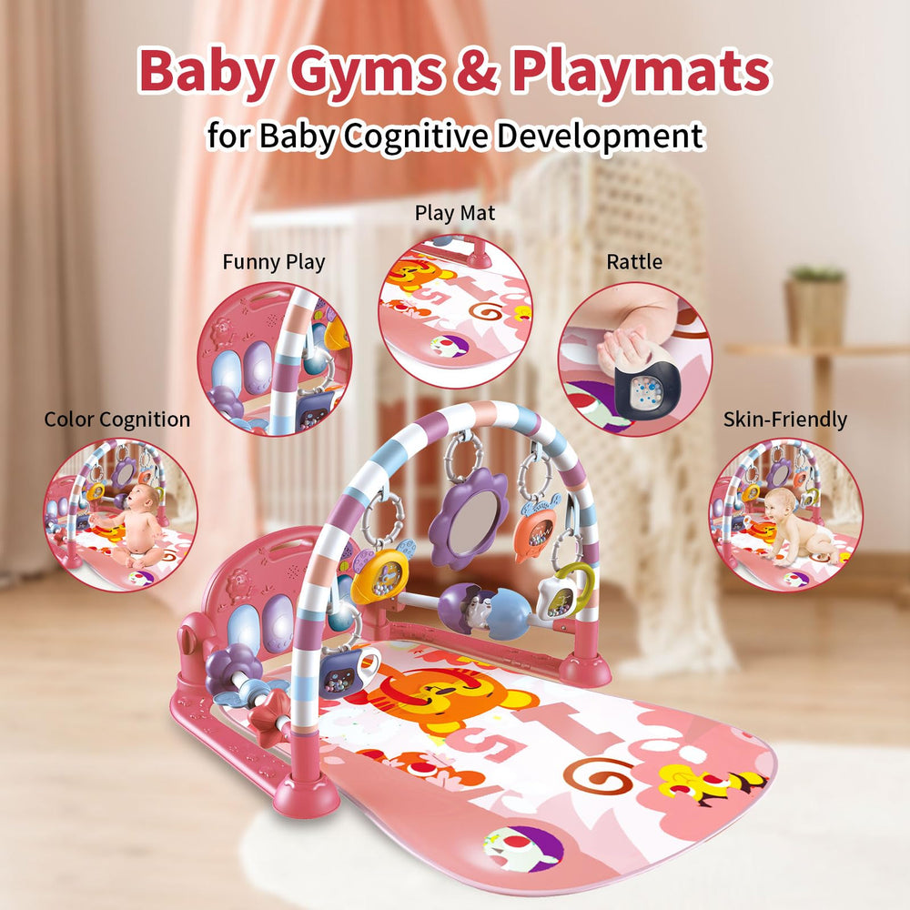 GUGUKUKU Baby Gym teacup rattle encourages hand-eye coordination and curiosity.