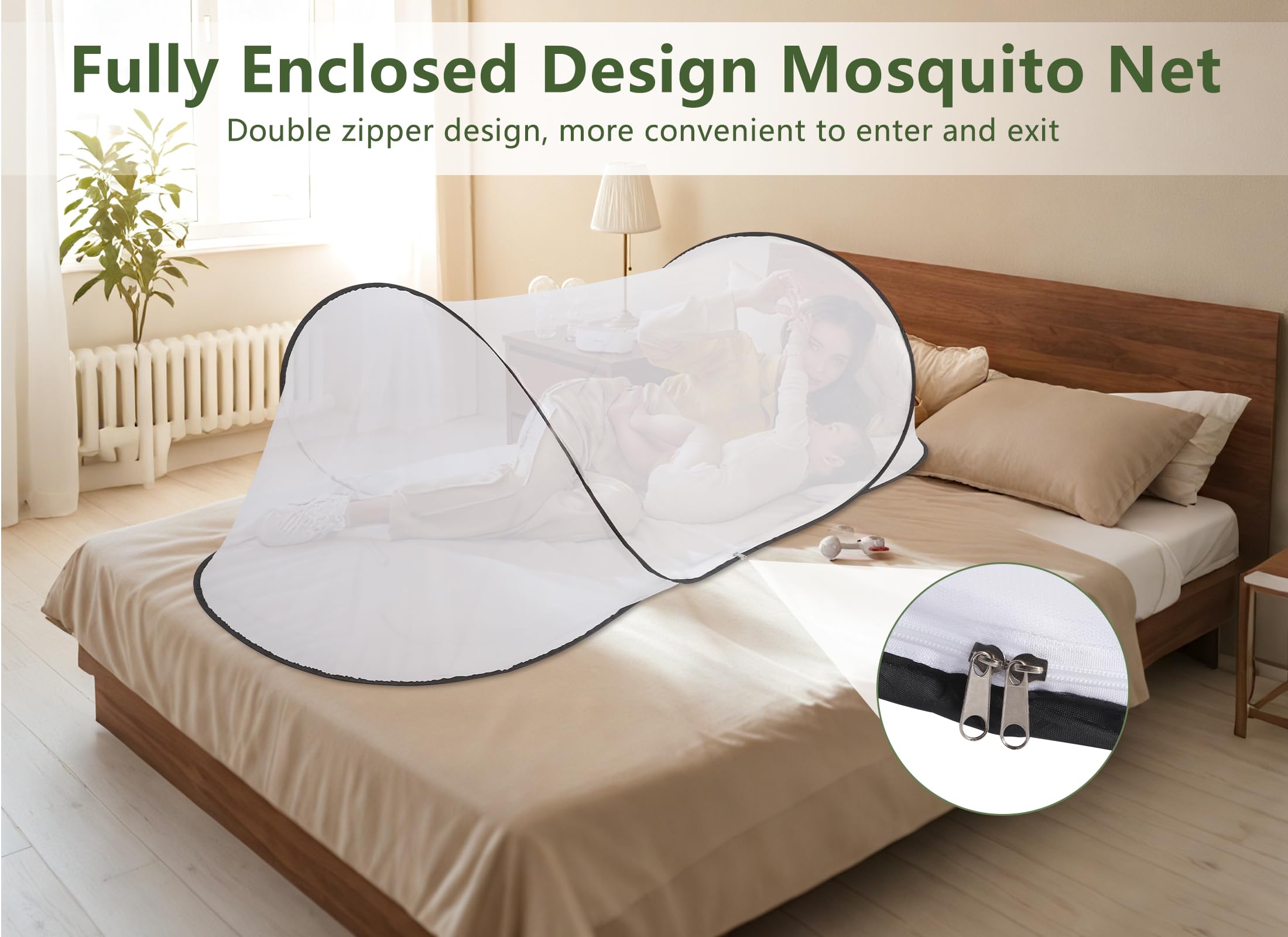 Gugxiom portable net travel friendly design makes it easy to carry.