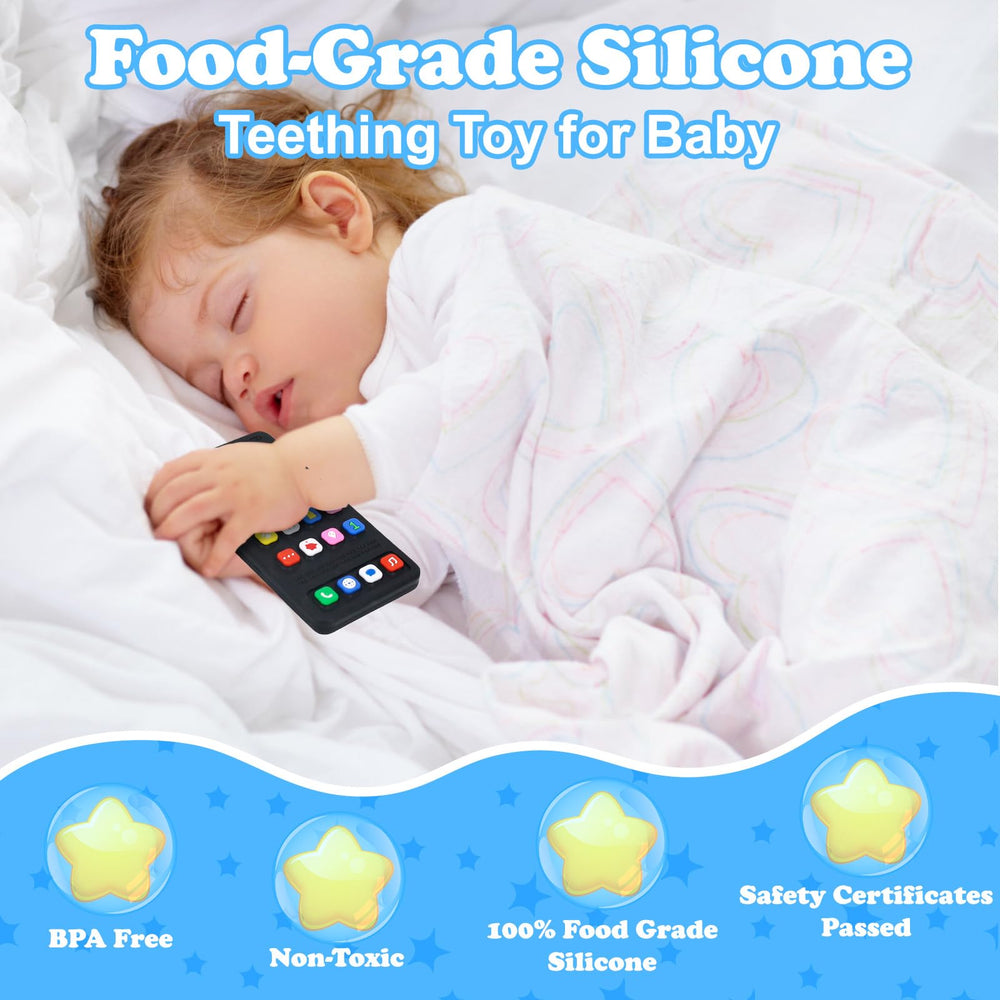 GUIGUZHJ baby teether with grip-friendly design supports tiny hands learning to hold.