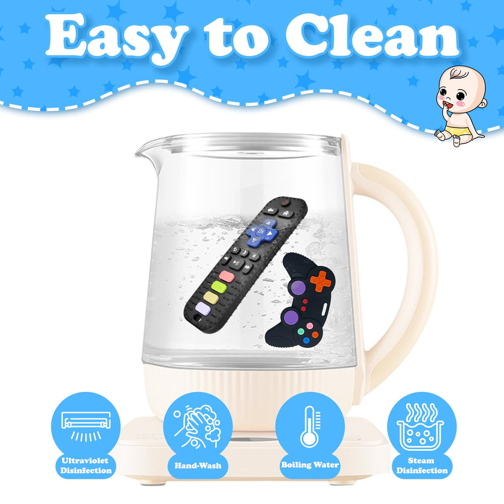 GUIGUZHJ teether supports teething play and sensory exploration.
