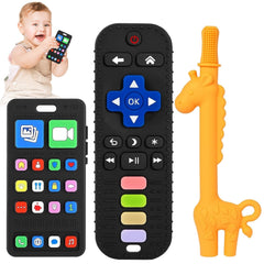GUIGUZHJ teething toy phone teether for soothing gums during teething