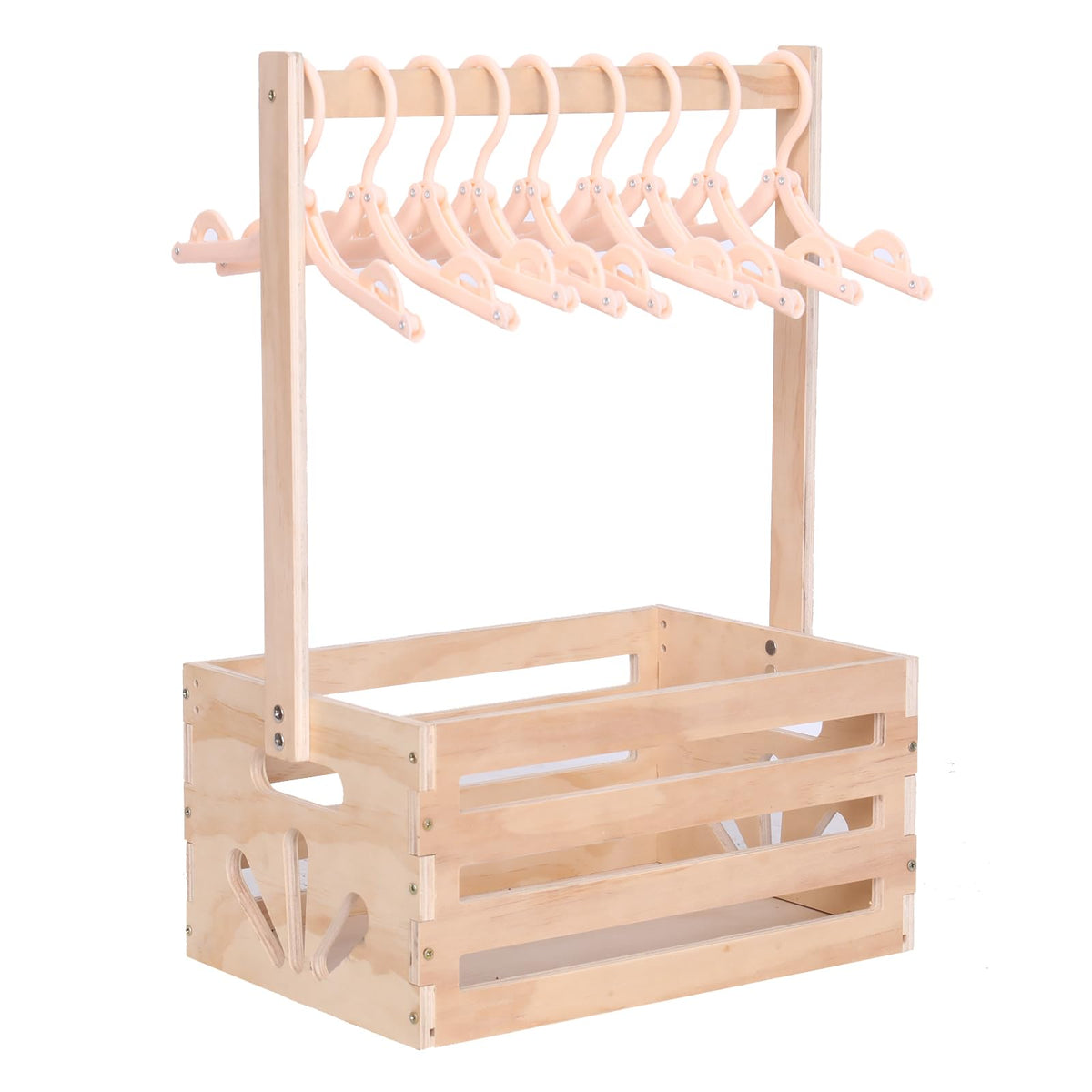 guilai wooden baby shower crate closet for organized nursery essentials