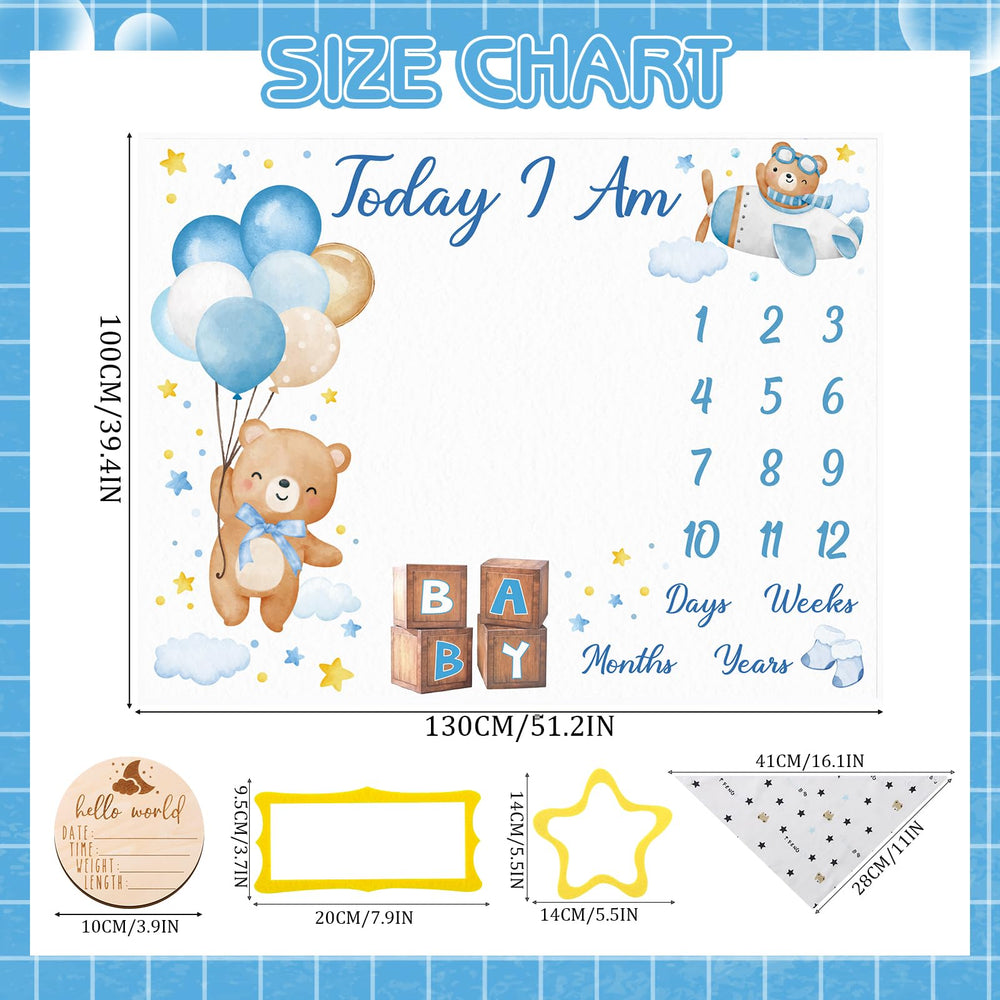 Guiqulai wooden birth sign adds a charming keepsake to photos