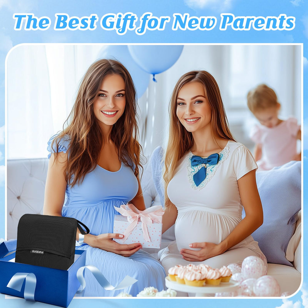 Guiseapue car seat travel bag ready for airplane travel use.