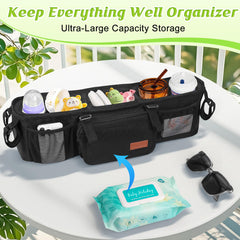 Guiseapue organizer interior with leak-proof liner makes cleanup simple after outings.