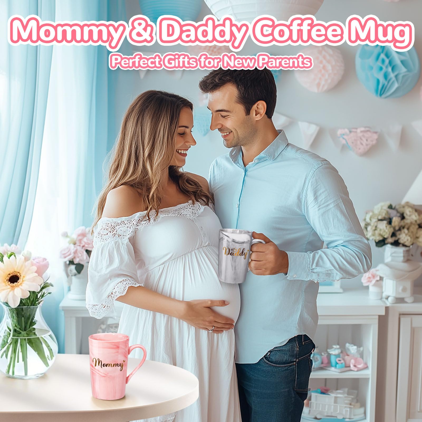 Guiseapue mom and dad mugs for cozy mornings and shared moments