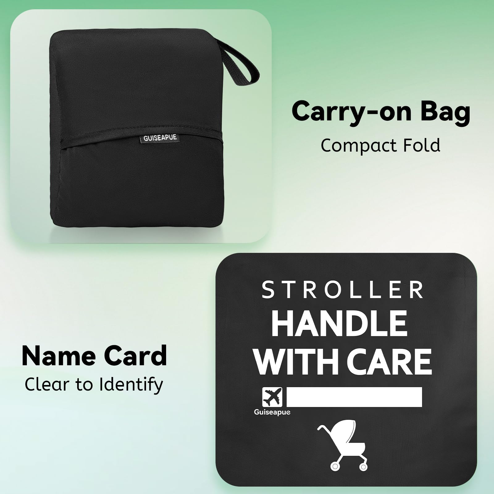 Guiseapue stroller bag for airplane is a thoughtful gift idea for new families.
