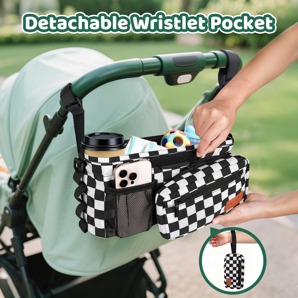 Guiseapue detachable phone bag keeps essentials within reach.
