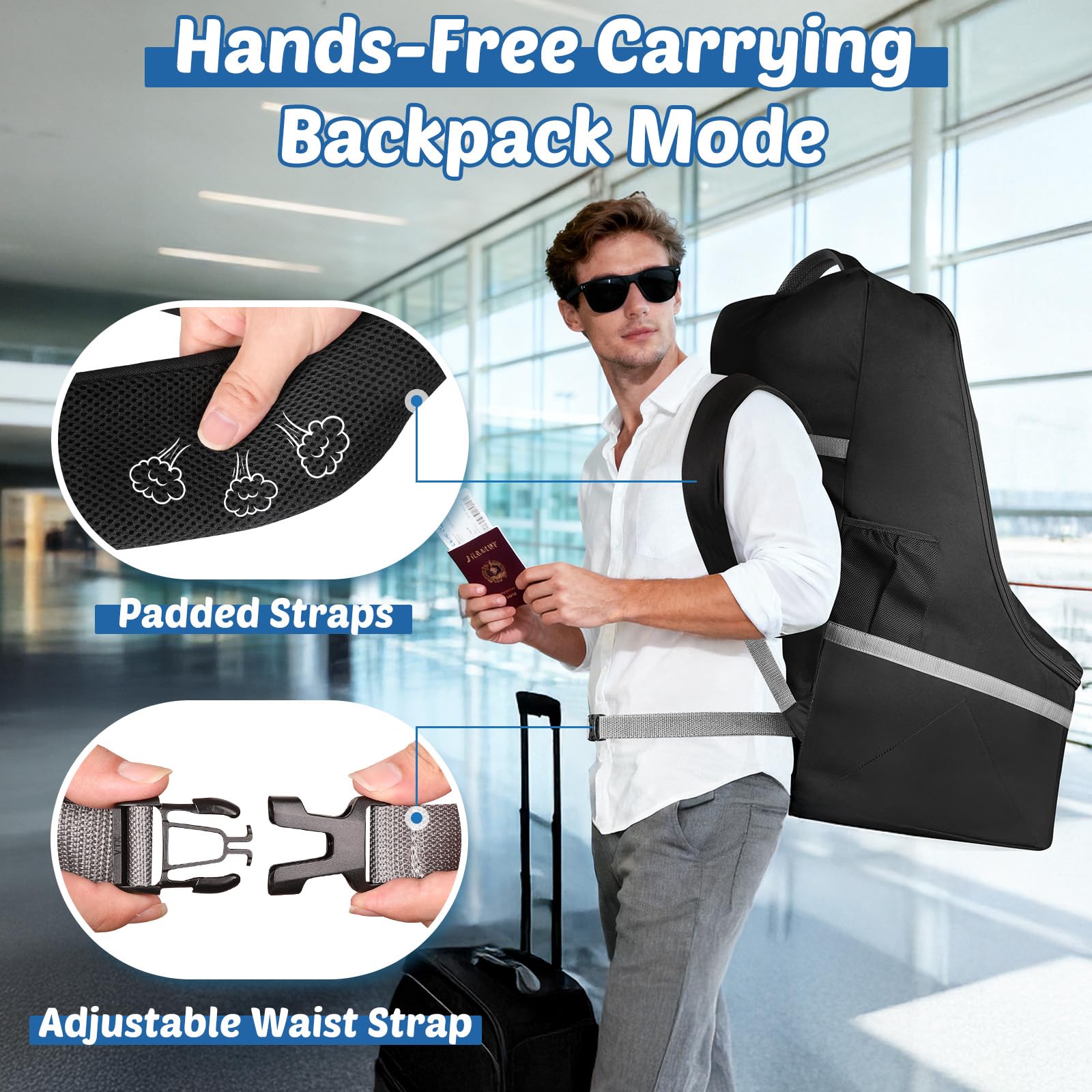Guiseapue water-resistant car seat bag shields from rain and dirt