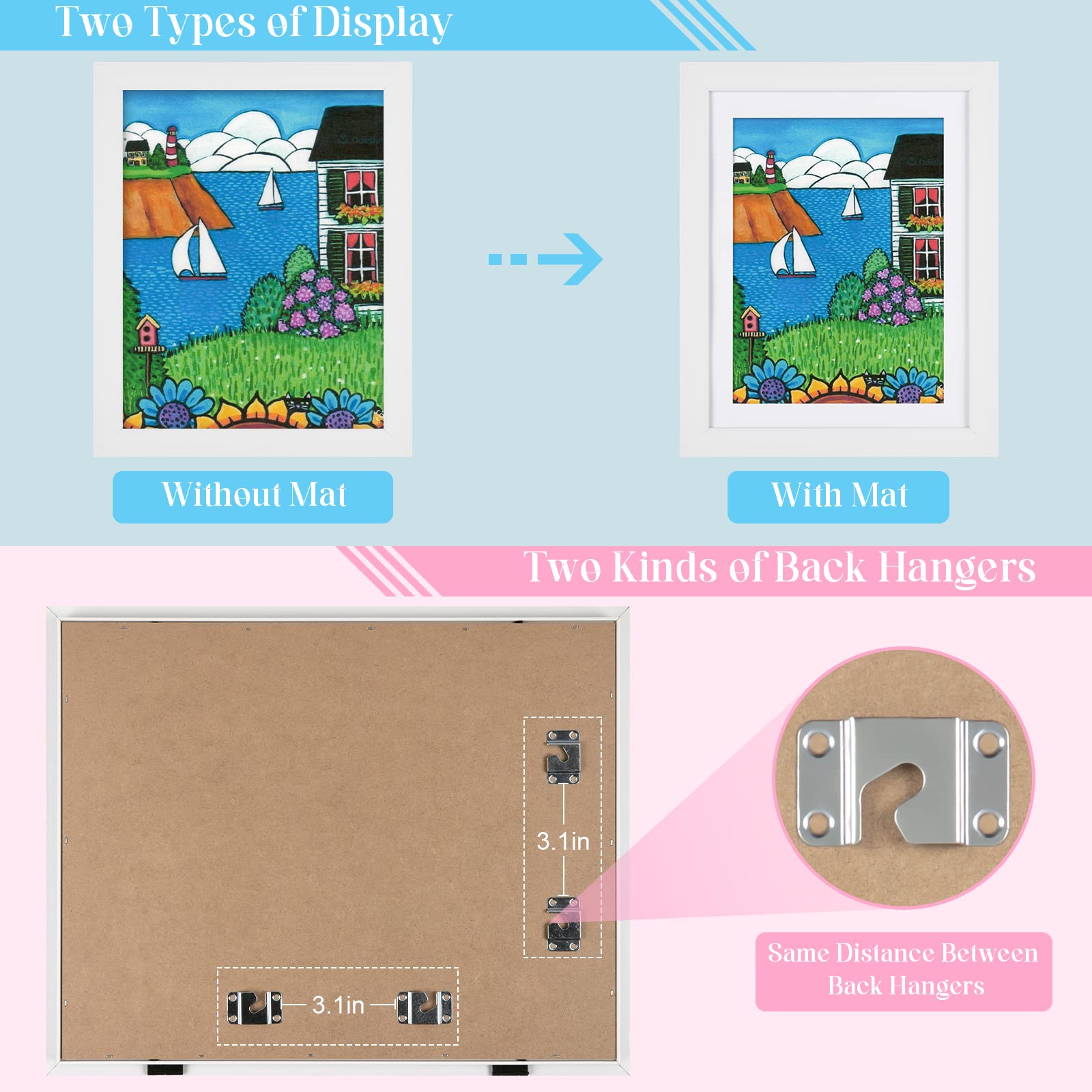 GULETHUN front-opening design with elastic bands for easy display and storage.