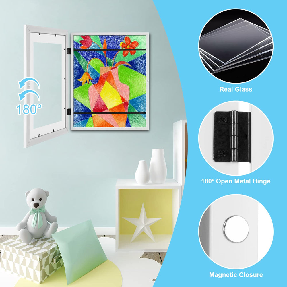 GULETHUN wall-hanging frame supports horizontal or vertical orientation.