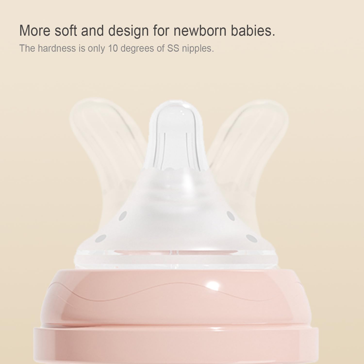 Gulicola anti-colic vent bottle aids smooth drinking and reduced air intake