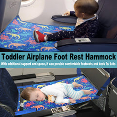 Gulissa baby plane bed foot rest supports little legs during flights.