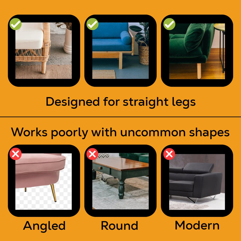 Gumond no glue required, easy self-closure around furniture edges.