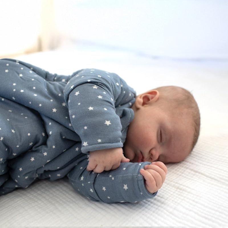 Gunamuna rayon blend sleep sack is silky soft on baby’s skin.