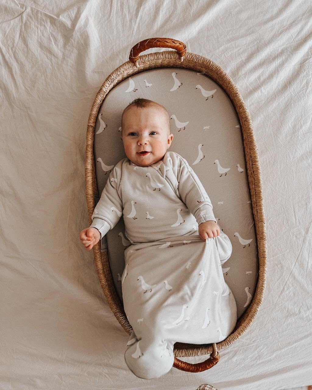 GUNAMUNA oeko-tex-certified swaddle for sensitive skin