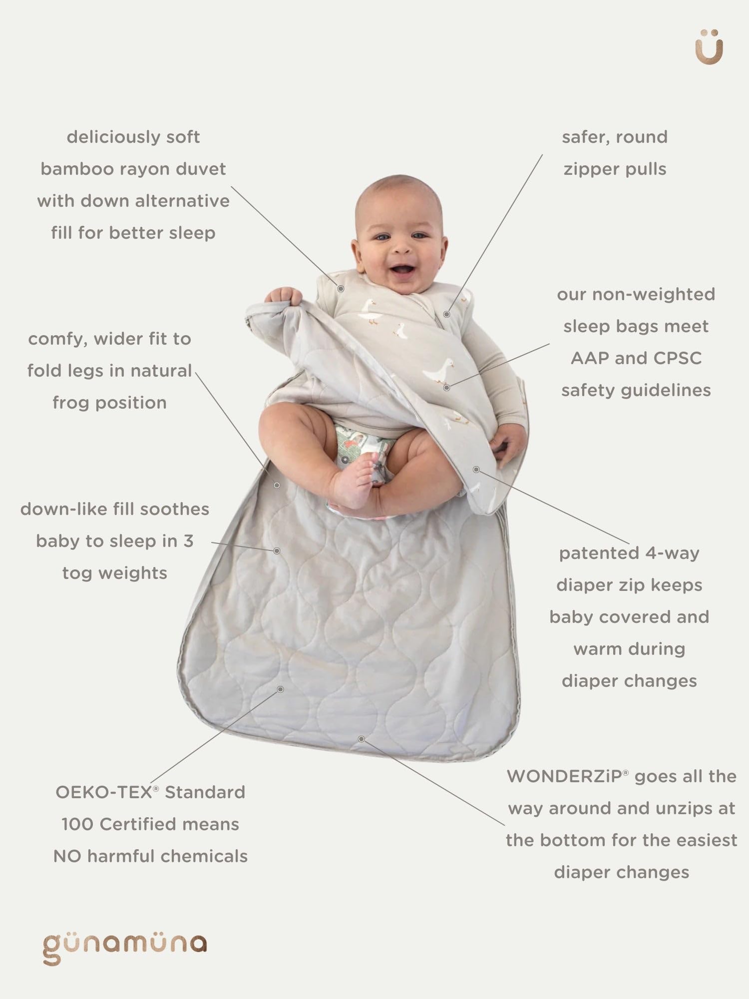 Calming Shine colors designed to support a peaceful sleep environment