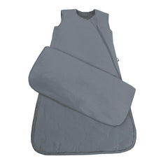 GUNAMUNA Sleep Sacks front view with baby wearing a sleeveless design for secure, transitional sleep