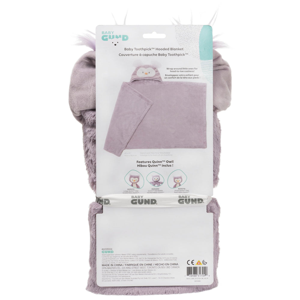 GUND Lil’ Luvs blanket measures 40 inches by 23 inches for versatile cuddles.
