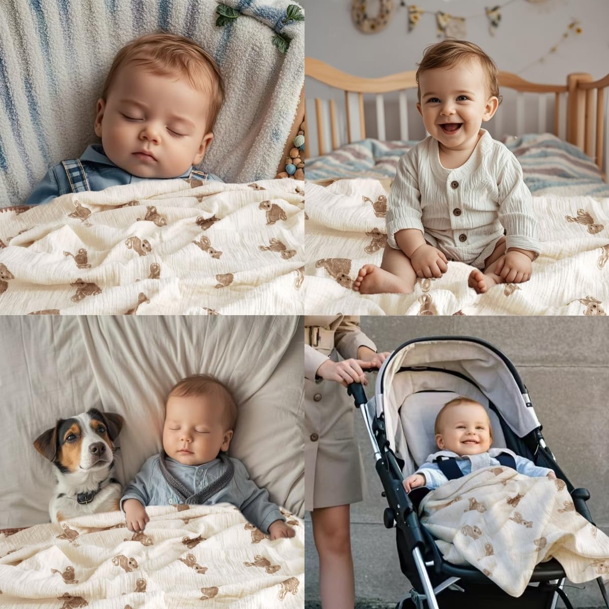 Gunnaicat machine-washable blanket makes cleanup easy for busy parents.