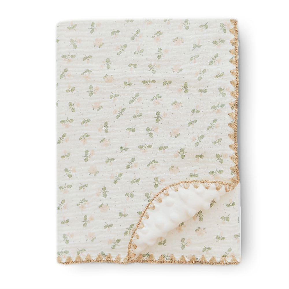 Gunnaicat baby swaddle blanket 40x40, soft and cozy for secure swaddling.