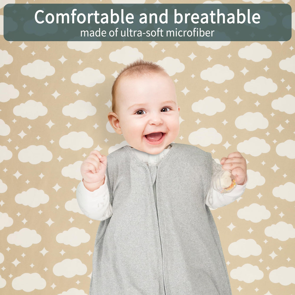 GUNTAIL dark green clouds sheet fits standard crib securely with elastic edges