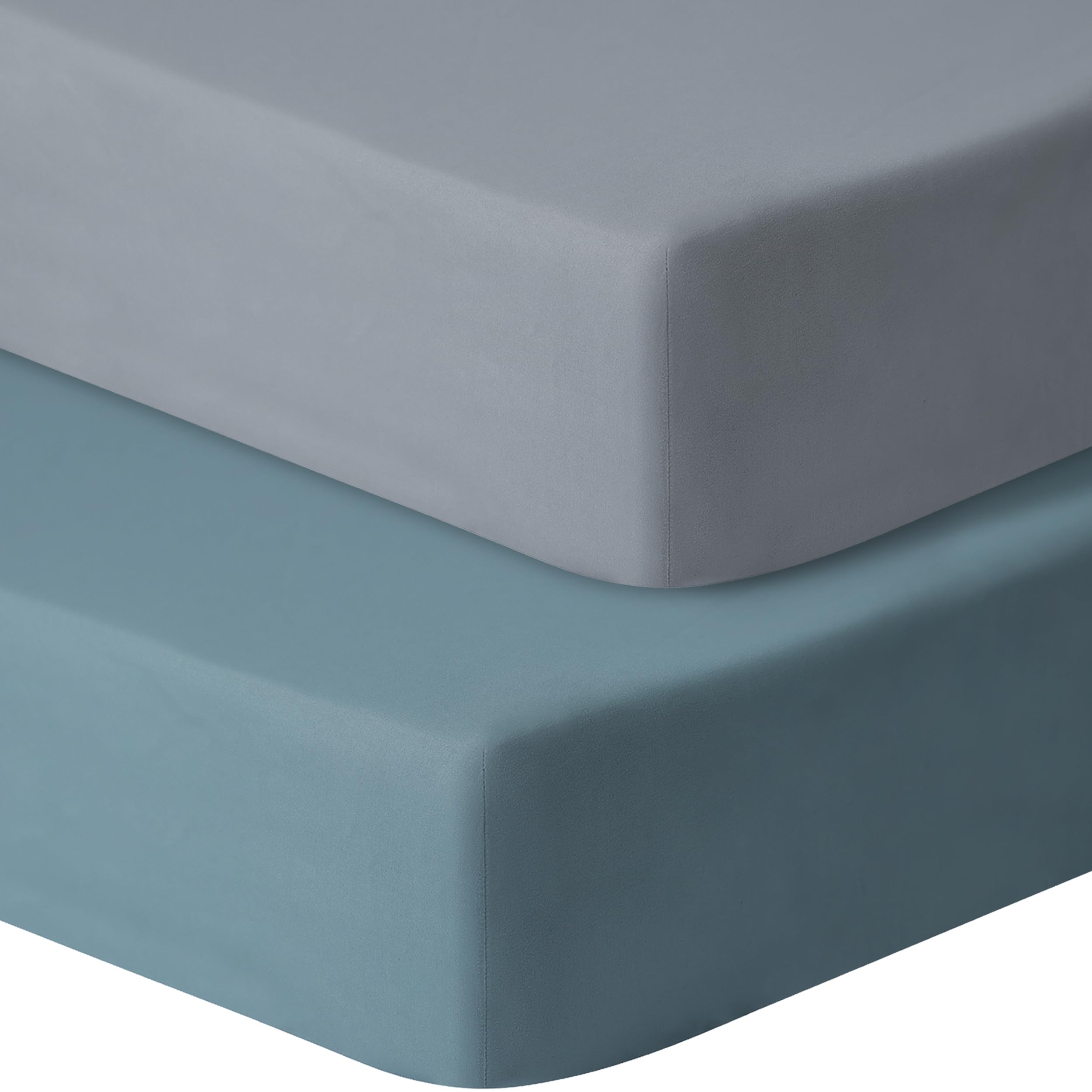 GUNTAIL baby crib sheet with elastic-fit for snug mattress alignment