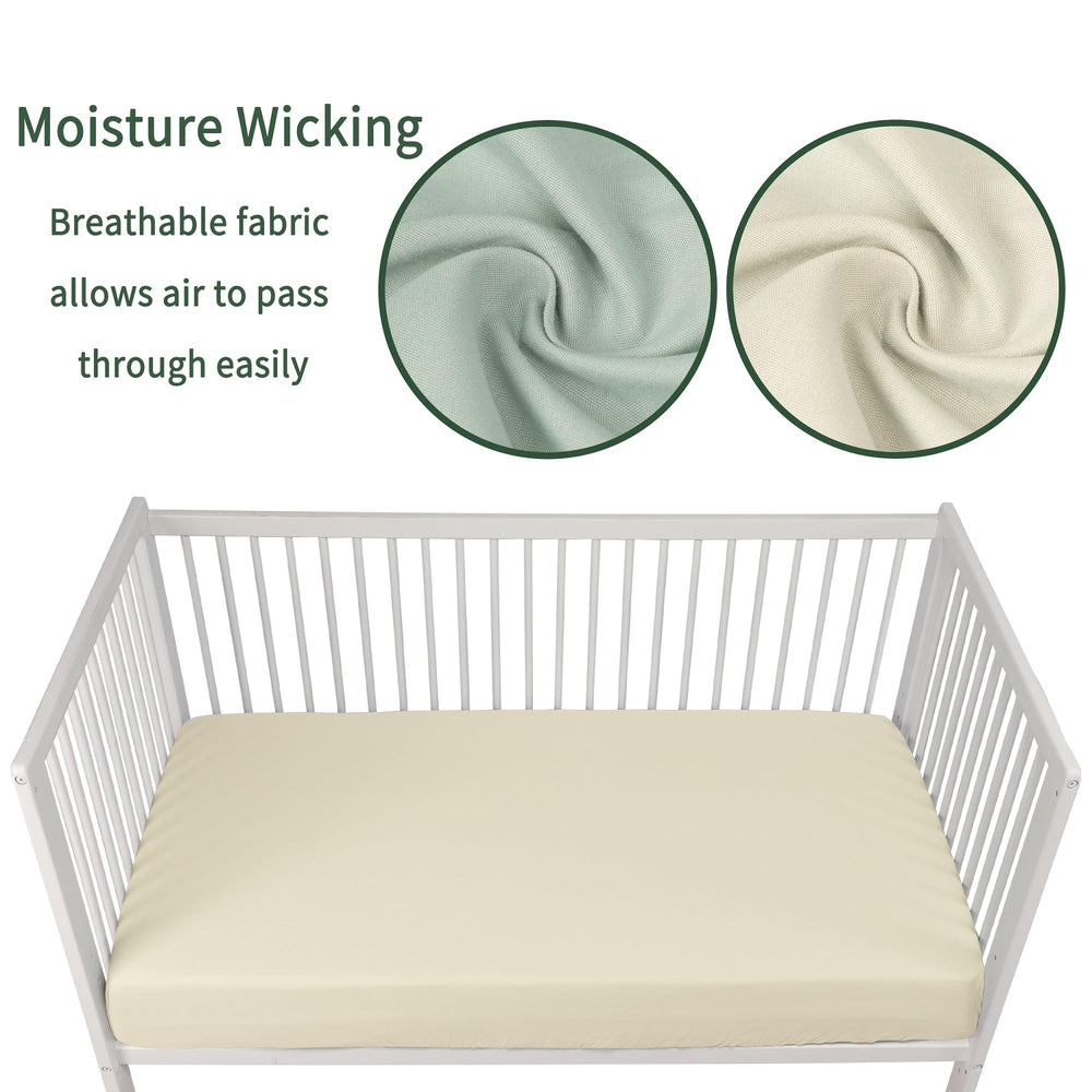 GUNTAIL elastic-band-secure-fit keeps sheets in place through the night.