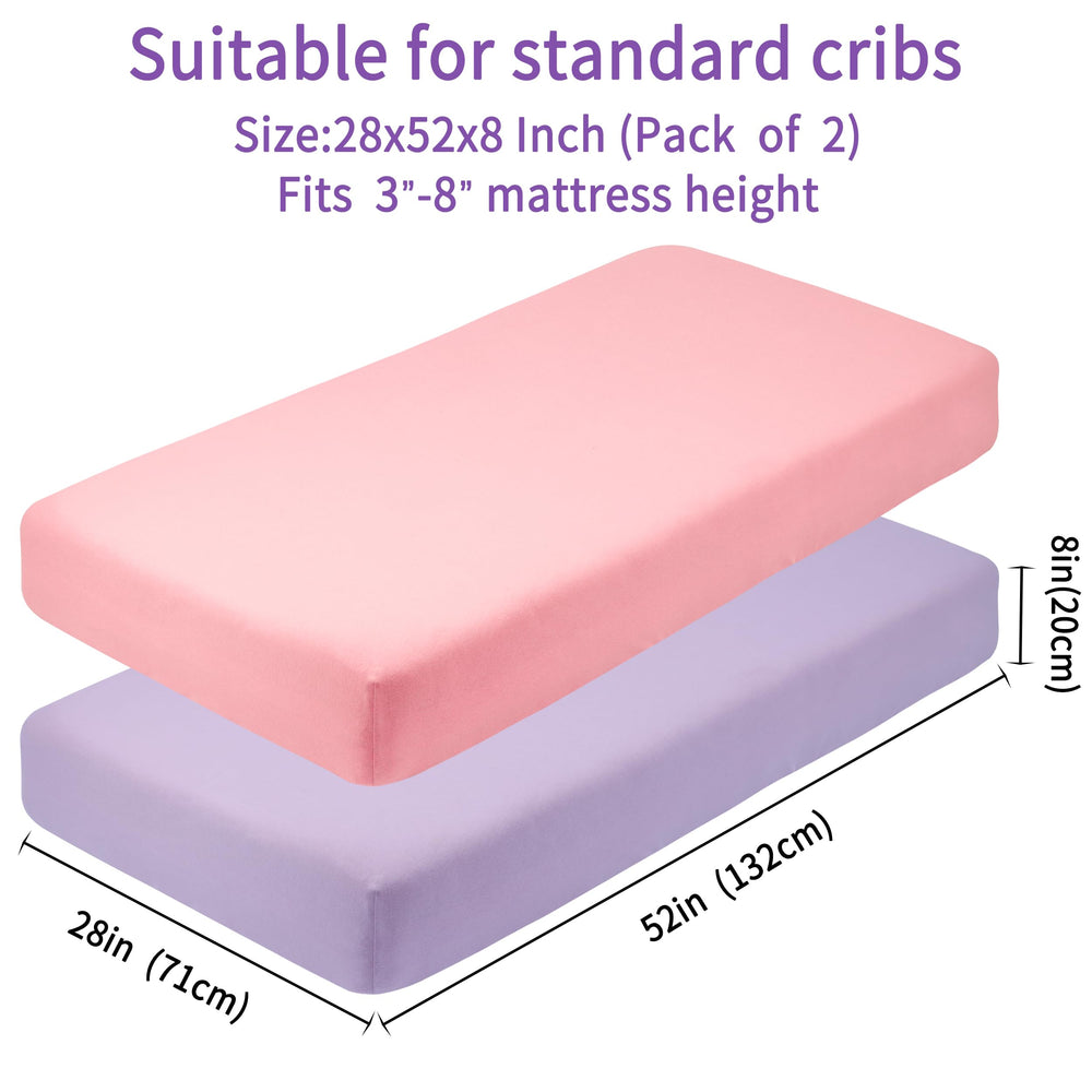 GUNTAIL crib sheets are machine washable for easy care between changes