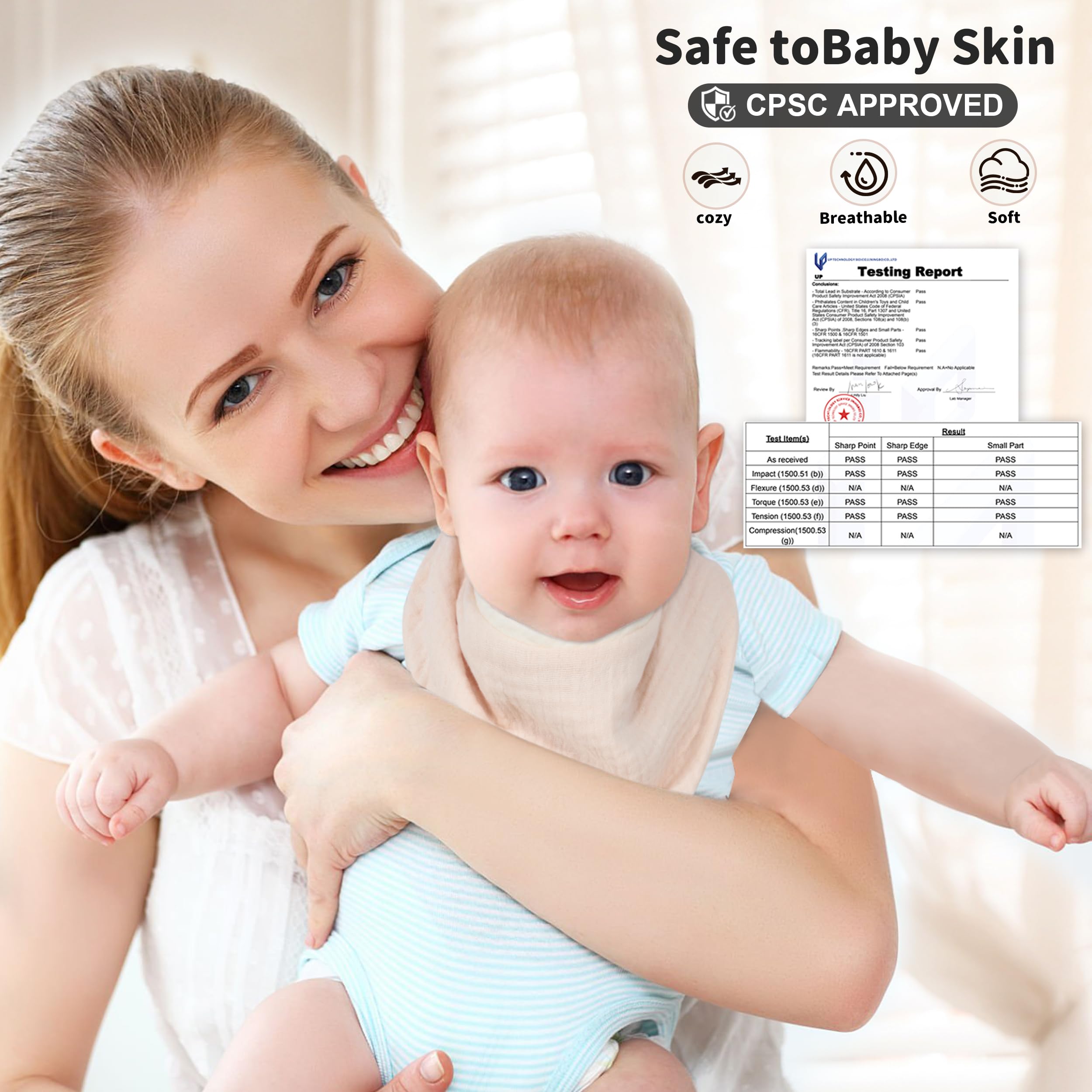 GUNTAIL easy-care bibs machine washable for busy parents