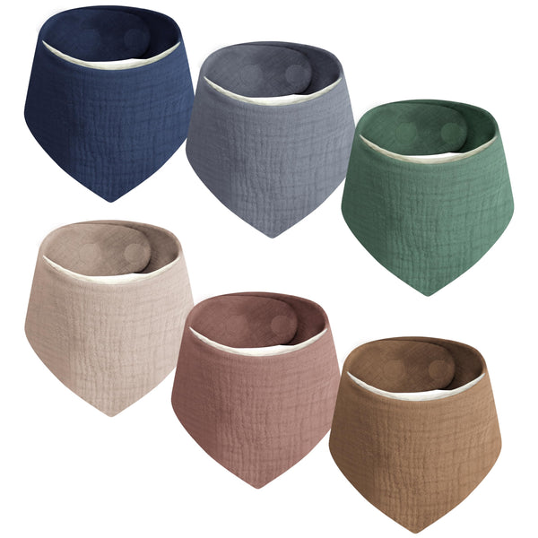 GUNTAIL magnetic bandana bib with secure closure for easy wear and removal