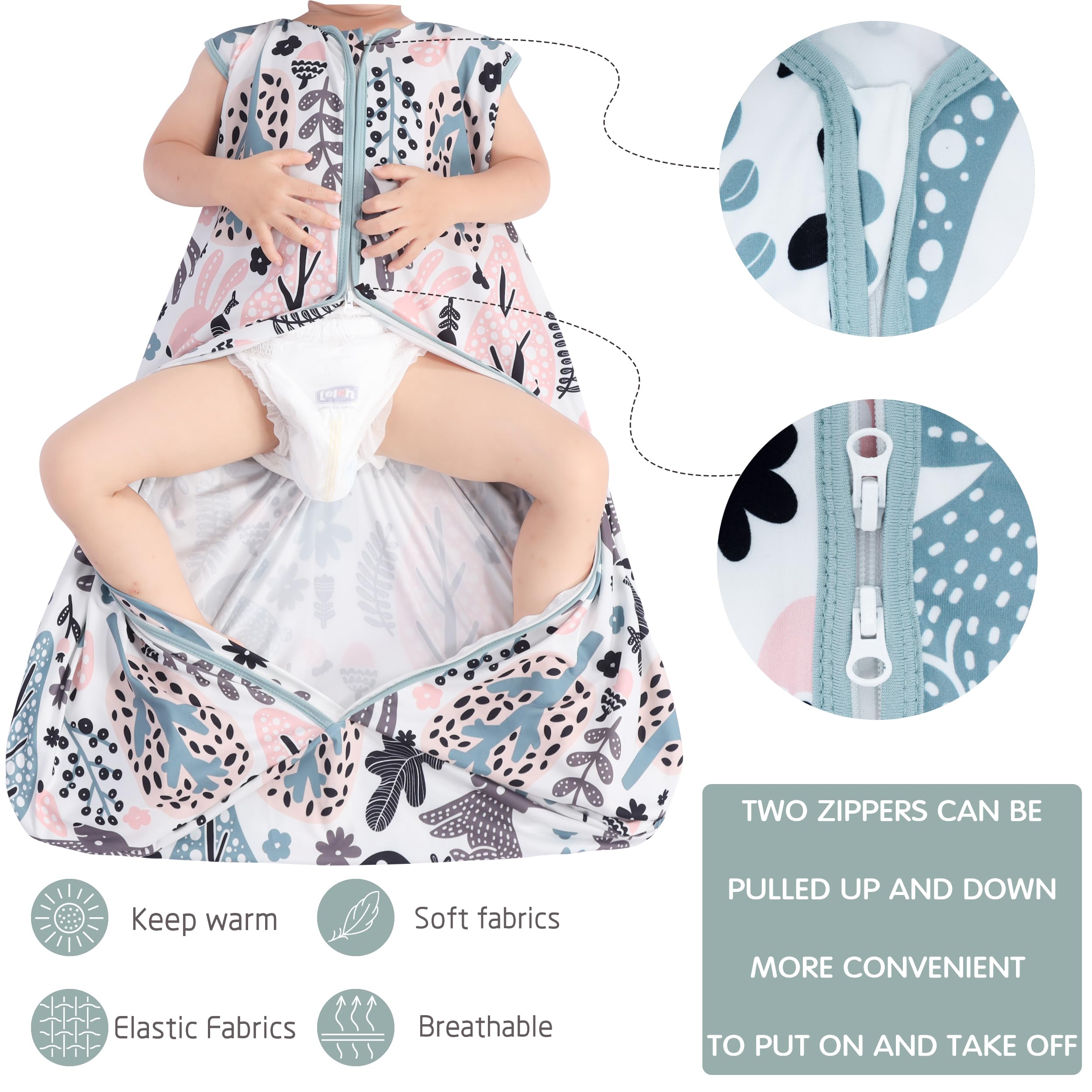 GUNTAIL sleep sack provides ample arm, neck, and leg space for comfortable movement.