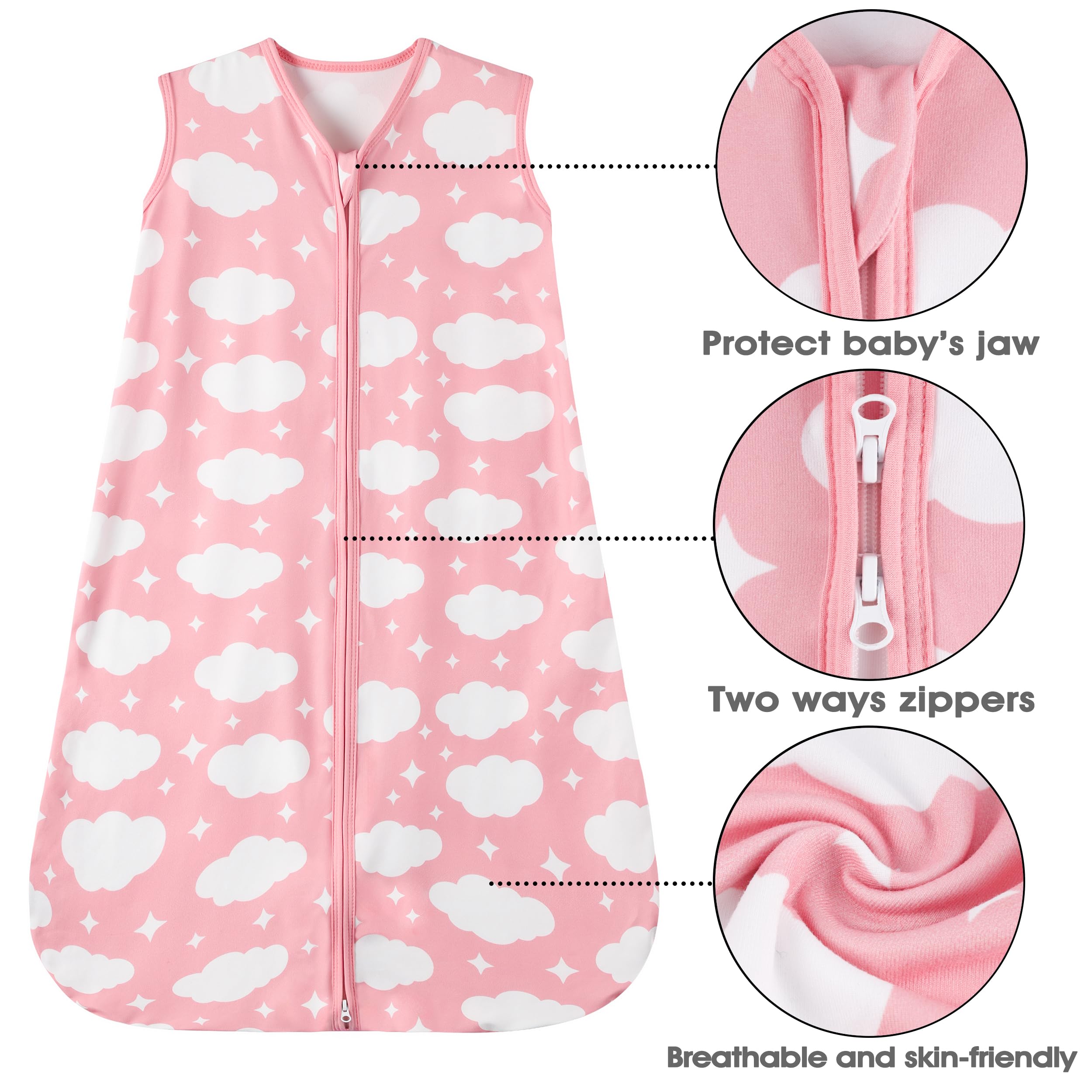 GUNTAIL spacious leg space prevents kicking and keeps baby warm