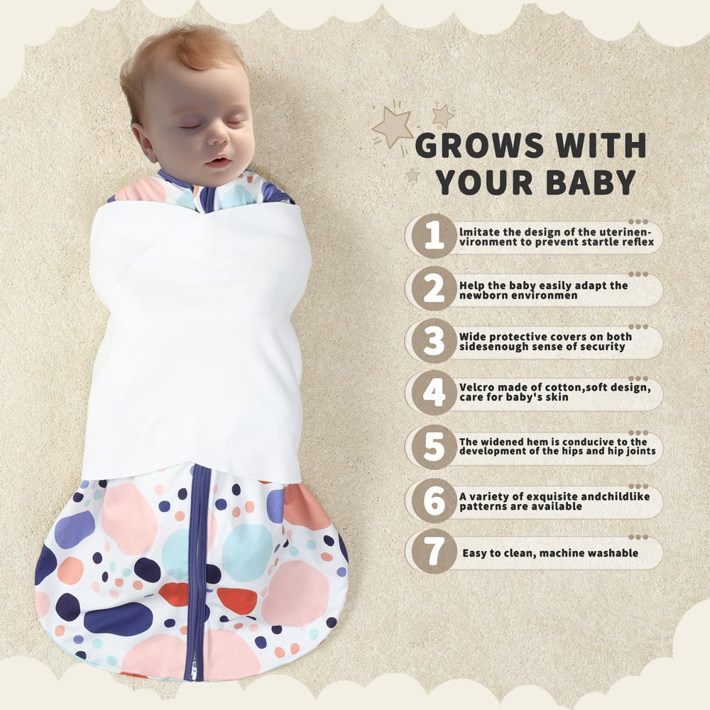 GUNTAIL swaddle wings in soft cotton for gentle, safe transitions