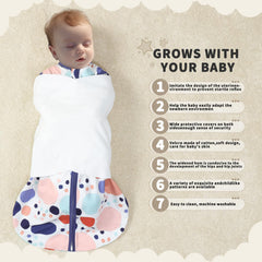 GUNTAIL swaddle wings in soft cotton for gentle, safe transitions