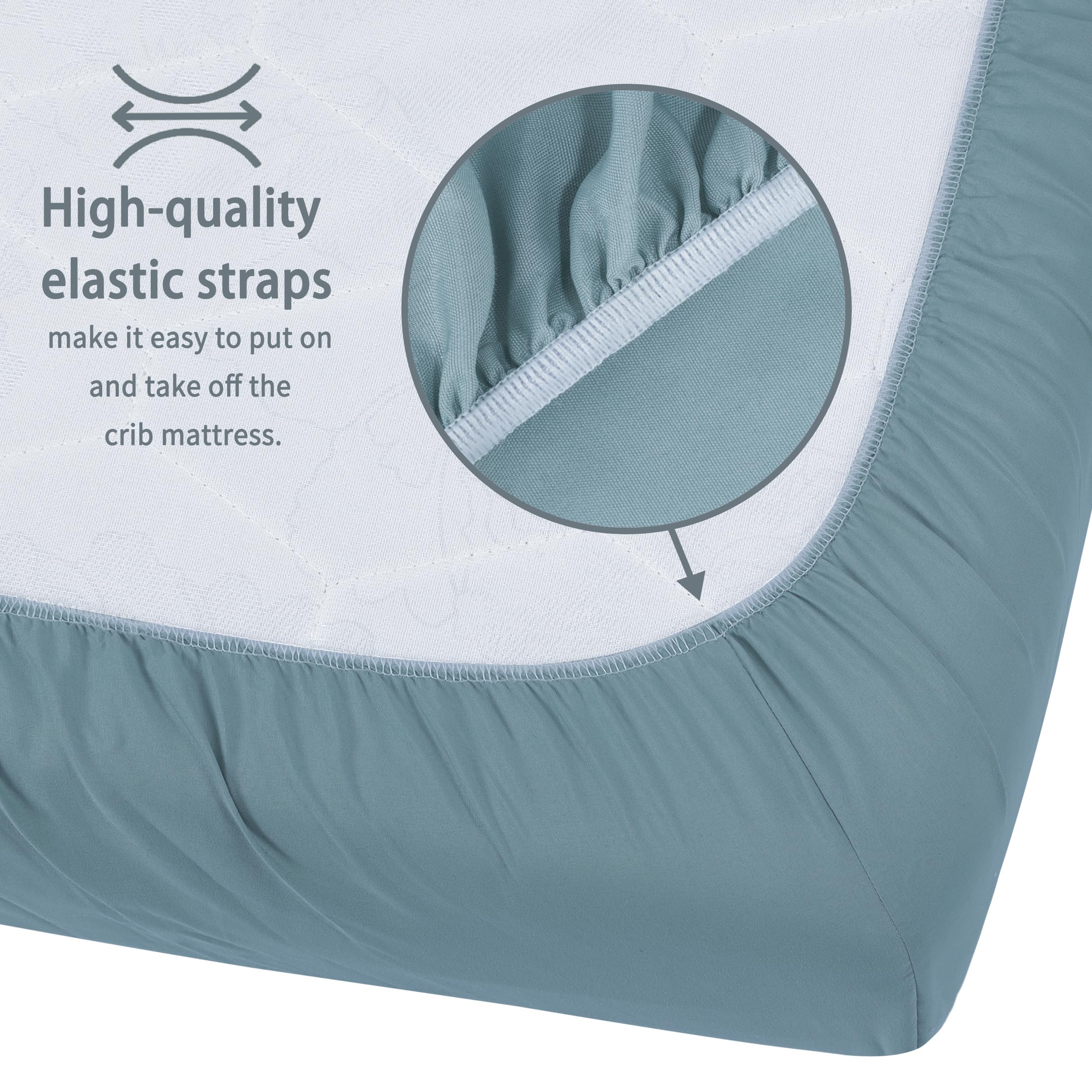 GUNTAIL two sheets included for quick changes and backups