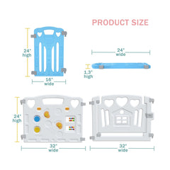 Gupamiga Baby Playpen featuring anti-stick arm design for stability