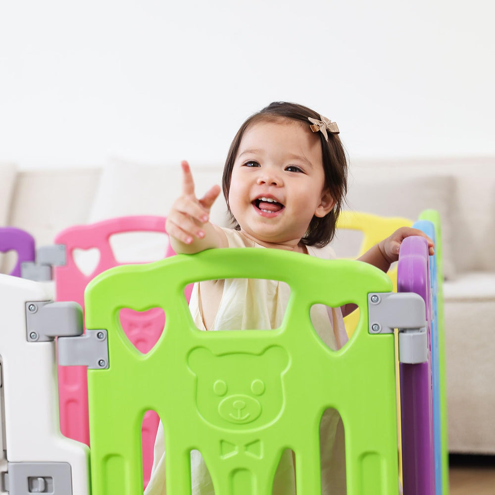Gupamiga Baby Playpen wide play area supports safe exploration