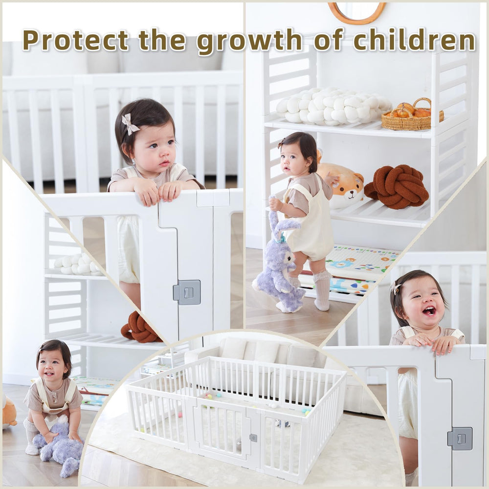 Gupamiga Playpen colorful-design engages children during playtime.