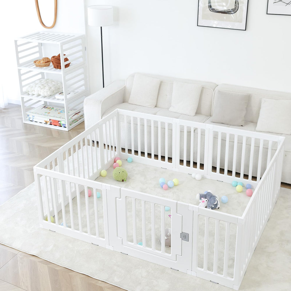 Gupamiga Playpen easy-assembly for quick setup and safe play.