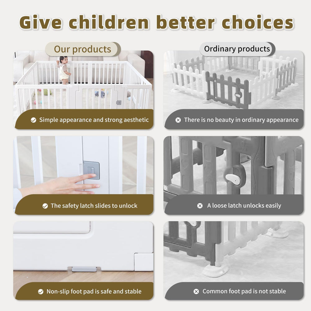 Gupamiga Playpen indoor-outdoor-use versatile for home or yard.