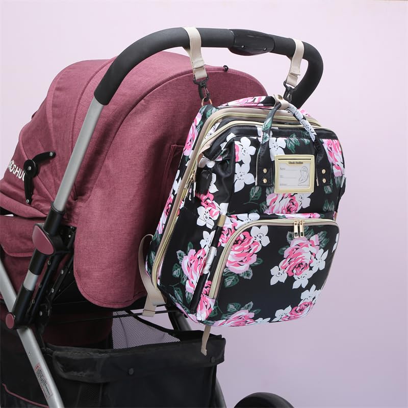 GurZinn diaper bag backpack changing pad for comfortable diaper changes