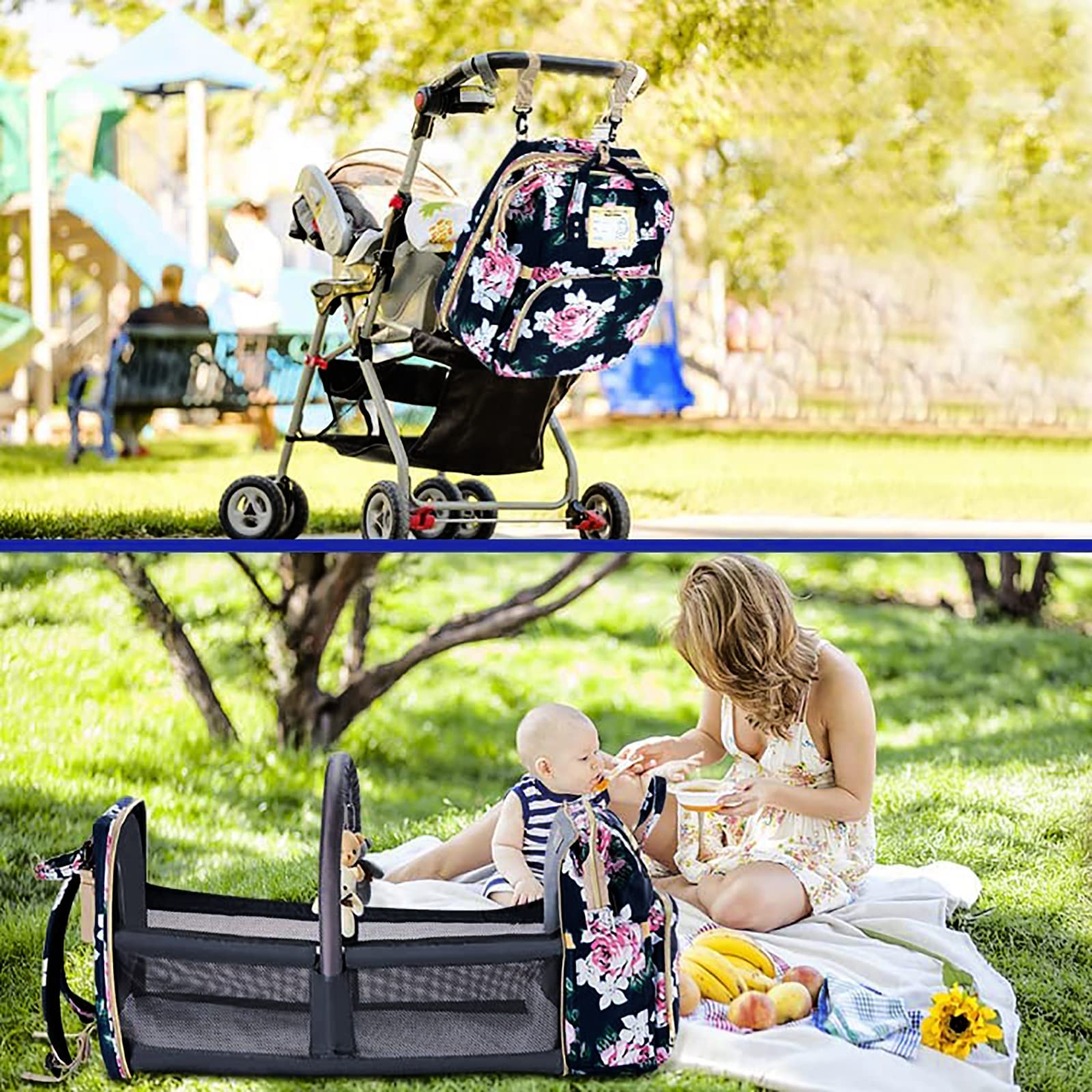GurZinn maternity travel backpack design for new parents