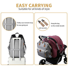 Gurzinn diaper bag made with waterproof 900D Oxford material