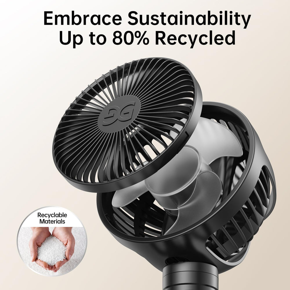 GUSGU long battery life enables hours of quiet cooling