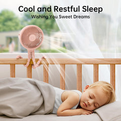 GUSGU rechargeable battery powers long, portable breeze throughout outings