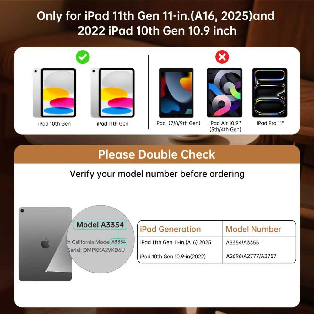 GUSGU SplitFolio for 2022 iPad 10th Gen in a clean, versatile setup with detachable keyboard