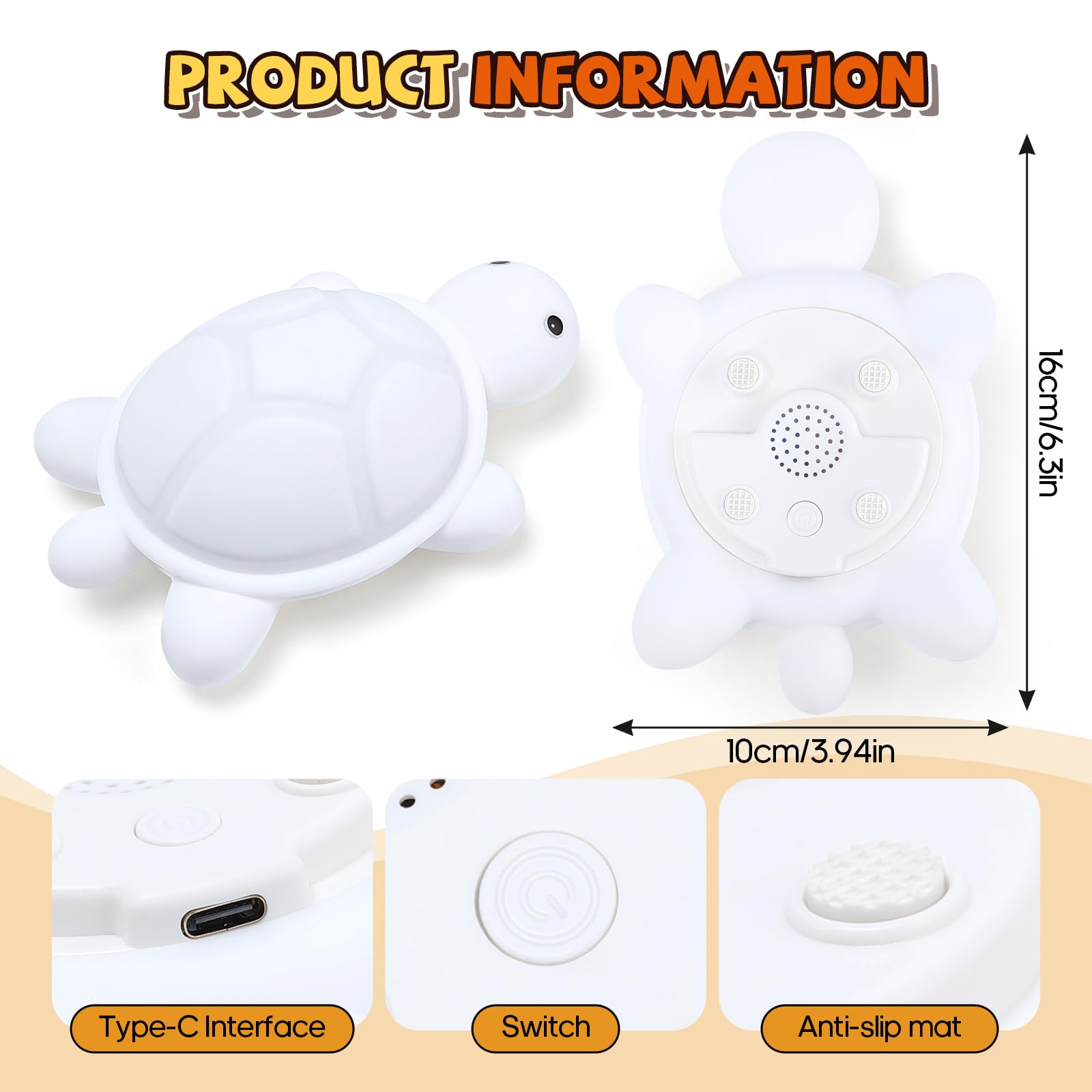Gusweet turtle night light makes a thoughtful gift for boys and girls