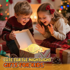 Gusweet turtle night light rechargeable via USB-C for easy powering